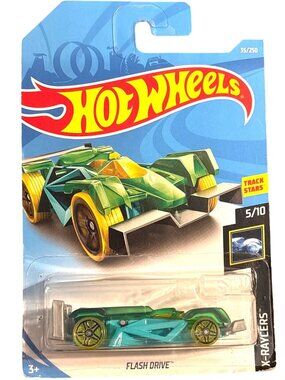 2/$12 Die Cast Hot Wheels X-Raycers Series Flash Drive 5/10 Track Stars Car